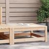 VidaXL Repose-pied de Jardin, Table Basse, Tabouret, Meuble de Terrasse Patio Arrière-cour Extérieur, 70x70x30 cm Bois de 837935