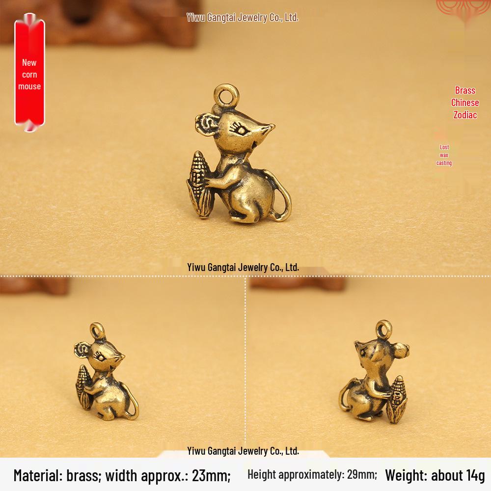 Portachiavi Rame Ottone 3D Dodici Segni Zodiacali
