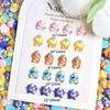 10-50pcs Cartoon Pokmon Nail Decorations Cute Squirtle Psyduck Girls Nail Accessories Fun Gift Handmade DIY for Friends