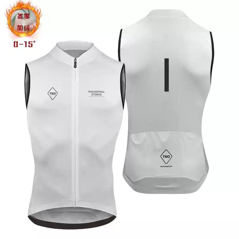 Cross-border autumn and winter PAS cycling suit cycling vest sleeveless road mountain bike windproof outdoor cycling versatile