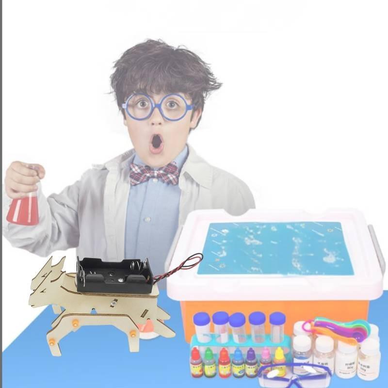 Fifth Grade Student Diy Wooden Electric Running Goat Educational Science Experiment Kit