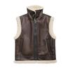 Womens Teddy Fleece Lined Fur Vest Winter Warm Sleeveless Jacket Street Style Zip Up Waistcoat
