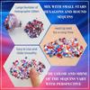 Independence Day Body Glitter Gel, Patriotic Red White Blue Face Hair Glitter, Waterproof Sparkling Makeup Sequins for 4th of July, Holiday Party
