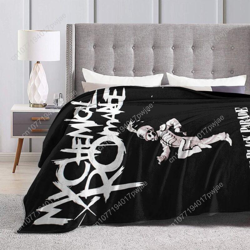 My Chemical Romance Blanket Super Soft Flannel Halloween Cover Blanket Warm Lightweight Blanket Suitable for Custom Blankets 75cmx90cm