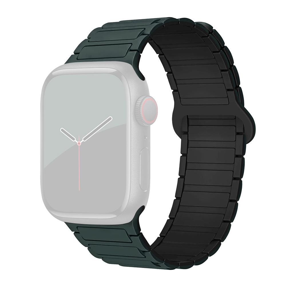 Pentru Apple Watch Seria 10 42mm/9 8 7 41mm/SE (2023) SE (2022) SE 6 5 4 40mm/3 2 1 38mm Curea de Ceas Silicon Moale Magnetică