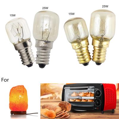 10Pcs 15W/25W E14 220V 300 Degree High Temperature Resistant Microwave/Oven Bulb