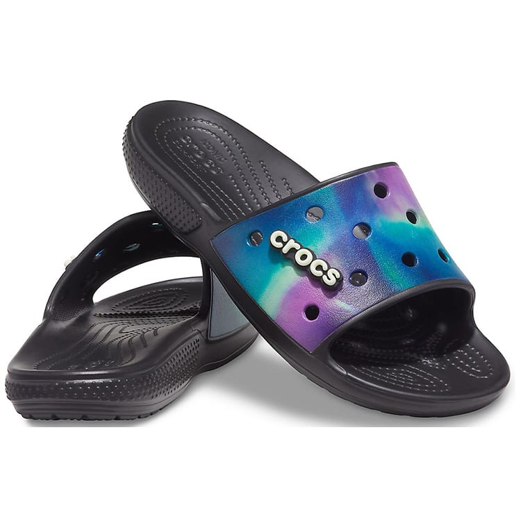 Crocs Classic Clog Casual Shoe Unisex Multi Color Black 207308-988