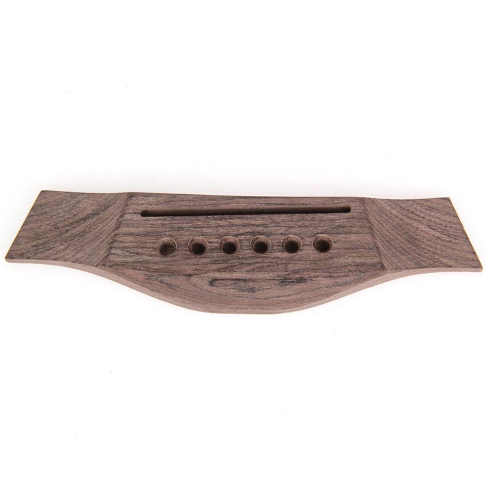 Rosewood Rosewood Bridge Pins Saddle Nut Sets Acoustic Guitar Lower Wooden Bridge  Folk Guitar