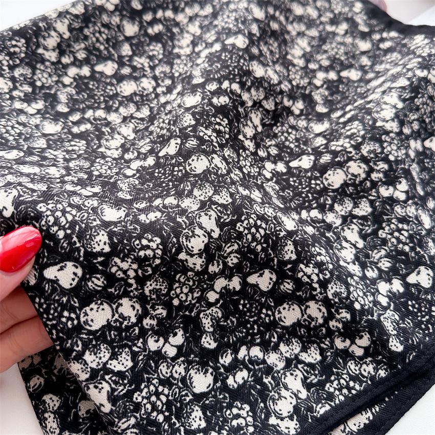 Luxury Silk Shawl Square Scarf 65*65cm Women Satin Hijab Fashion Wrap Neckerchief Female Hair Bands Ribbon Headband Bandana