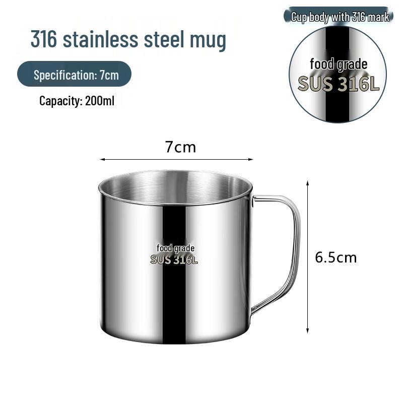Ally Food-Grade 316 Stainless Steel Children s Drinking Cup