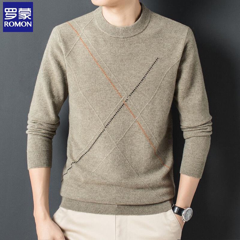 

Мужской свитер Luomeng из чистой шерсти 2XL