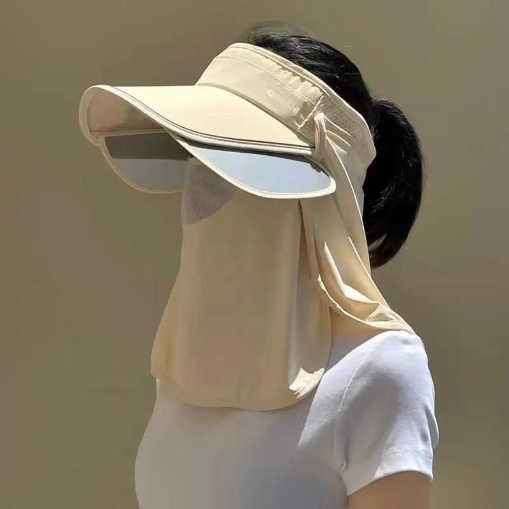 

With A Shawl Empty Top Hat Summer Sun Hat New Beach Hatv Outdoor