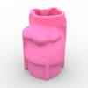 Geometric 3D Wreath Girl Gypsum Silicone Molds Storage Box Mold for Making Succulent Plant Pot Flower Pot Pen Holder