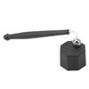 Pool Cue Chalk Holder Cover Octagonal Design Lightweight Black Plastic Pool Chalk Holder for Billiard