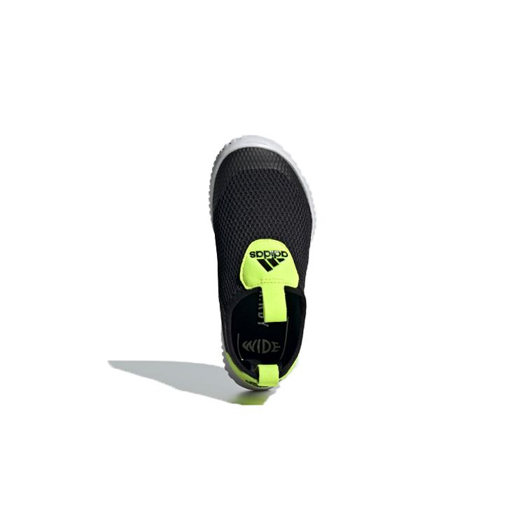 New Adidas Rapidazen S Rdy C Slip Resistant Breathable Low Top Kids' Running Shoes Black Yellow Children Aged 3 7 Years Old FZ3957
