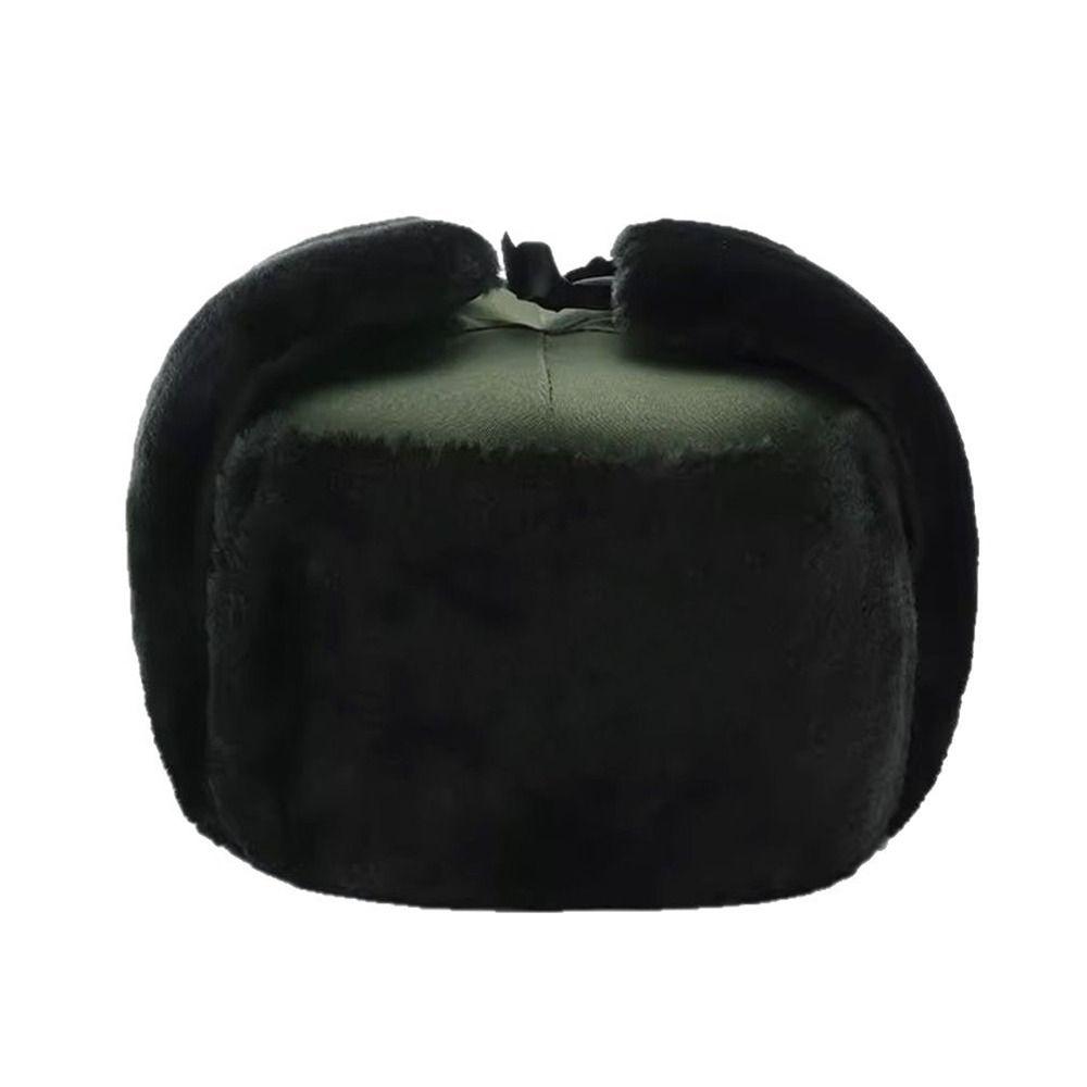 Warm Winter Cap Windproof Ushanka Fur Hat Outdoors Ski Russian Cap  for Men Women