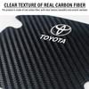 4 st/set Bilhandtagsskydd Klistermärke Kolfiber För Toyota TRD RAV4 Avensis Yaris Levin Reiz Crown Vios Tillbehör
