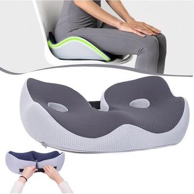 Seat Cushion - Memory Foam - Ergonomic - Washable - Comfortable