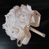 Romantic Bridal Wedding Bouquet Satin Artificial Rose Flower Rose Flower Bouquet  Bridal Wedding