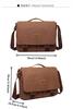 Canvas Messenger Bag for Men - Retro Crossbody Shoulder Bag, Handheld & Adjustable Strap, Casual Travel Bag for Men