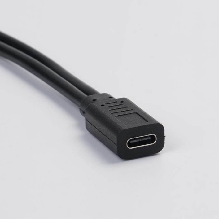 USB C zu 2 USB C Buchse Kabel USB C Kopfhörer Konverter USB C zu USB C Splitter Ladekabel Ersatz