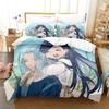 New Ascendance of a Bookworm Bedding Set 3D Print Kawaii Anime Duvet Cover for Adult Kid Bedroom