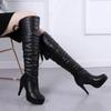 Fashion 2025 Hot Sales Spring and Autumn Female New Thin Over Knee Female Long Knight  Large Size Female Thigh High Boots Women Boots