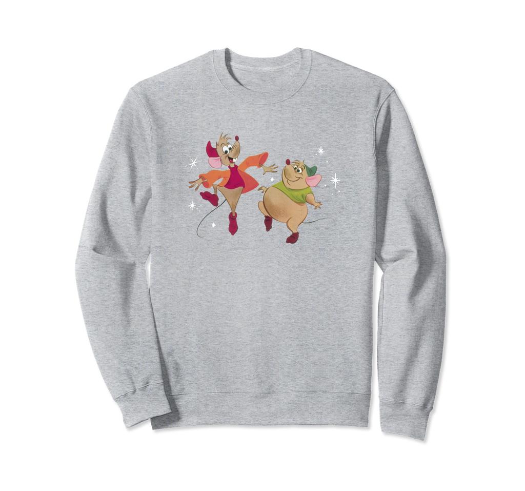 Disney Popelka Jaq A Gus Třpytivé Plakátové Mikina