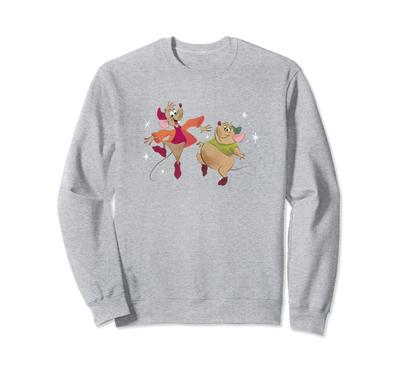 Disney Cinderella Jaq And Gus Sparkle Poster Sweatshirt