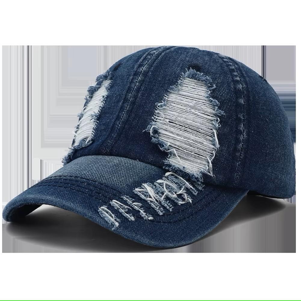Baseball Cap Hat Denim Spring Summer Autumn Punk Hip Hop Rock Adjustable Unisex Men Women Outdoor Casual Cotton Snapback