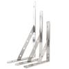 Heavy-Duty Stainless Steel Wall Shelf Bracket (2-Pack)