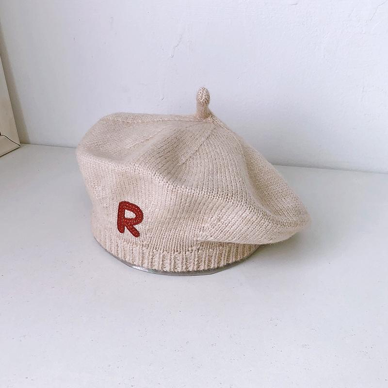 

Детский вязаный берет, шляпа художника для малыша, супер милая шляпа-тыква, детская шляпа