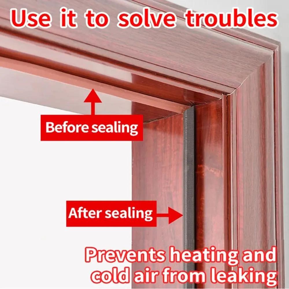 5M Home Anti-Collision Soundproof Door Seal Draught Excluder Weather Stripping Sealing Strip Door Window