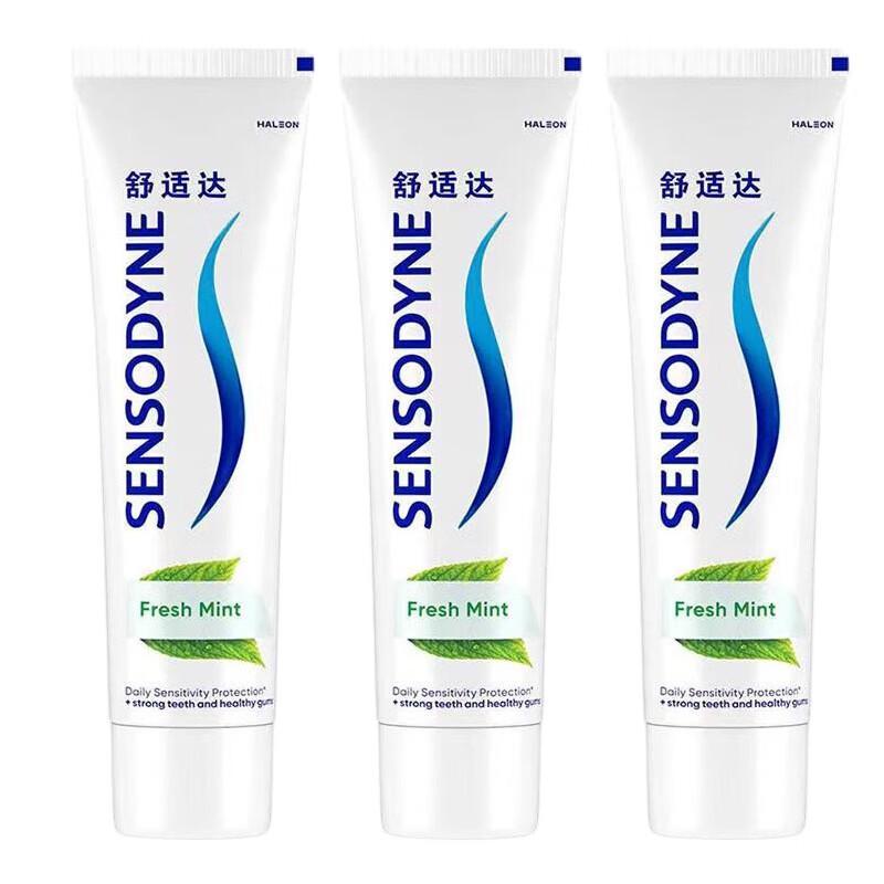 

Sensodyne Anti-Cavity & Sensitivity Fresh Mint Toothpaste (3-Pack)