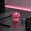 Pumpkin Shaped Toys Halloween Stress Relief Toy Glitter Man Squeeze Tactile SensoryToy Clear Sensory Fidget Toy for Holiday Party Favors