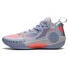 New LiNing Shadow 3 Anti Slip Wear Resistant Low Top Basketball Shoes Men's Light Sky Blue ABPS041-1