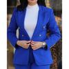 Women's Casual Stylish Two-Piece Suit Set - Elegant Office Blazer & Pants for Commuting, Modern Workwear