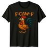 FCawF Hahnenbauernhof Tiere Herren T-Shirt Damen T-Shirt Grafikoberteil Unisex T-Shirt