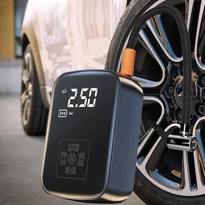 New HD Digital Display Portable Car Air Compressor Wireless/Wired Mini Electric Tire Inflator Pump for Motorcycle Bicycle Boat Car Tire Ball