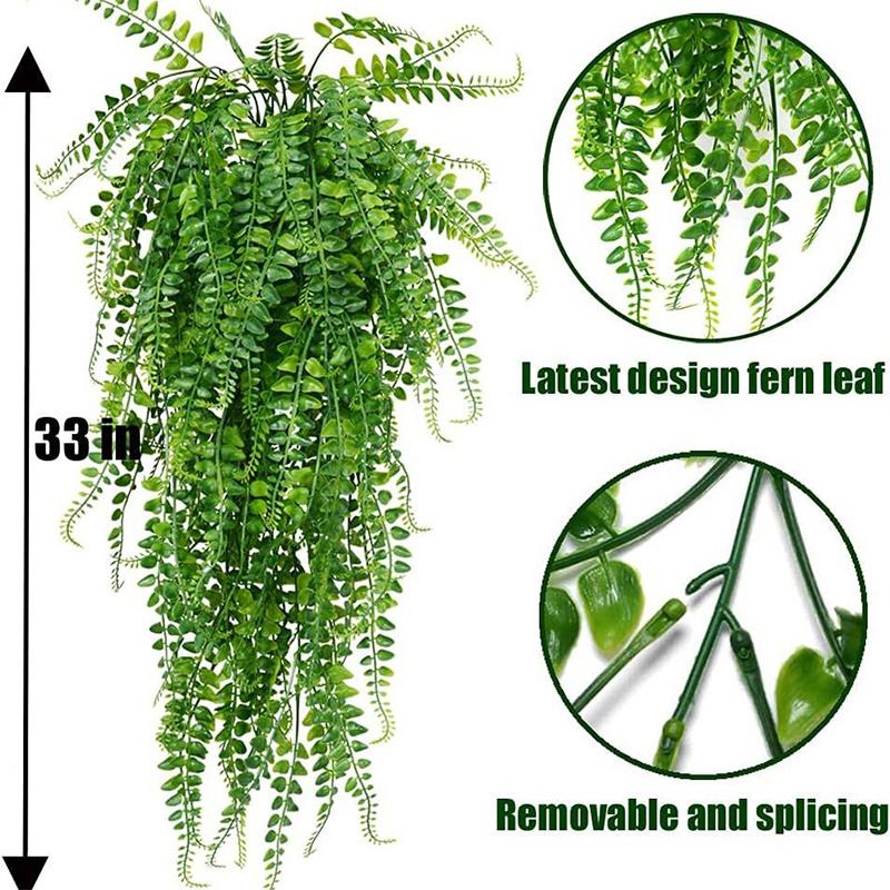 1 Bunch Of Artificial Flowers, Persian Grass Fern, Desktop Flower Arrangement, Home Bathroom Wall Hanging Decoration