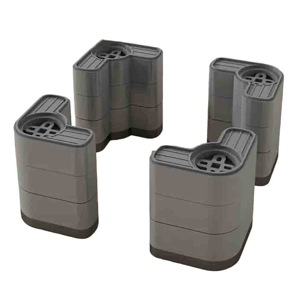 Waschmaschinenfußpolster Basis Höhe Ständer Verstellbar Leise Rutschfest Antivibration Basis Kühlschrank Feste Stützständer