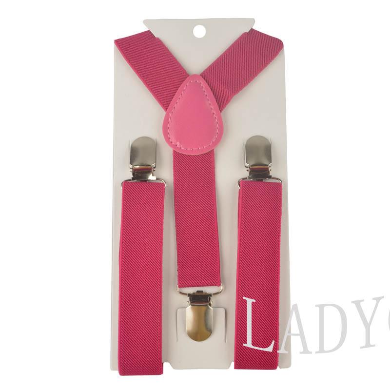 Soild Color Children Belt Baby Boys Girls Suspenders Clip-on Y-Back Braces Elastic Kids Adjustable suspenders suspenders