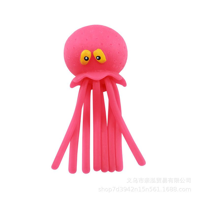 Cross-Border Waterproof Octopus Squeeze Toy for Bath, Beach & Outdoor Family Fun