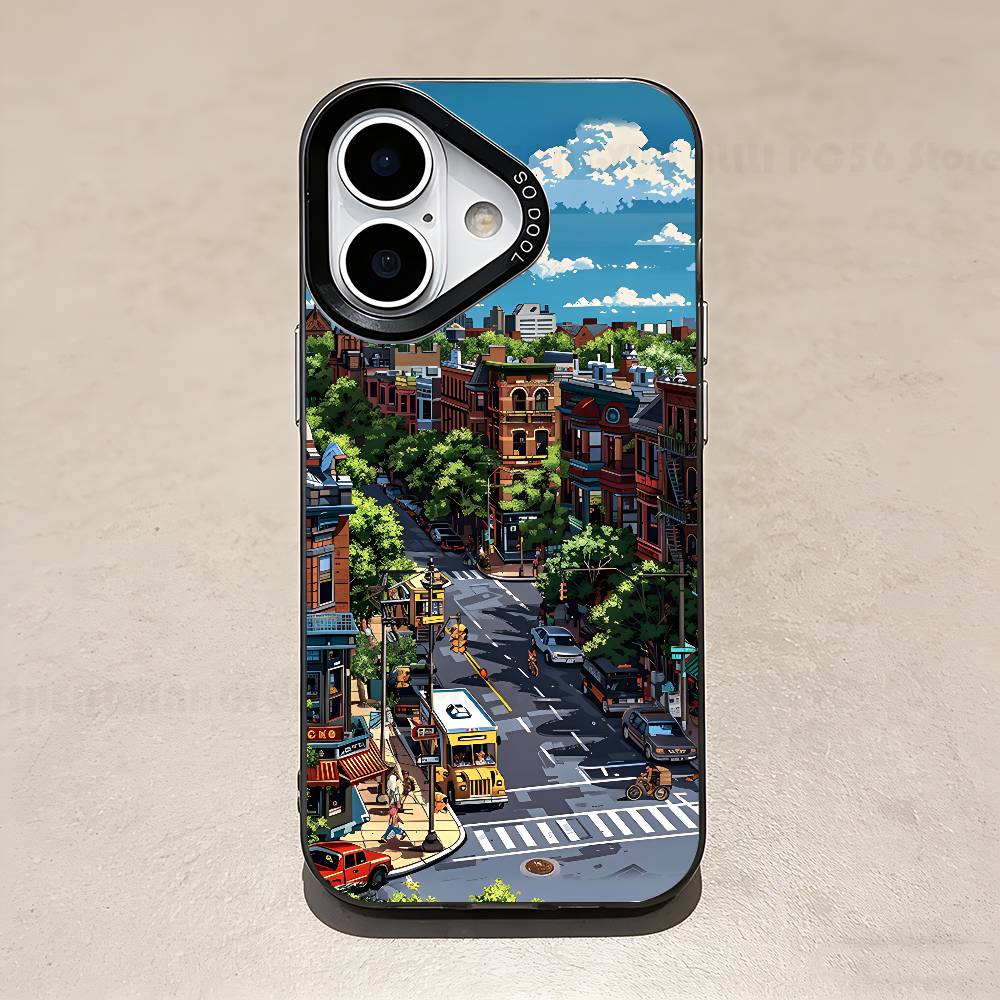 

New York Scenery Phone Case For IPhone 17 16e 16 15 14 13 12 11 Pro Max X XR XS MAX Back Cover iPhone17