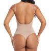 Shapewear voor dames Buikcontrole bodysuit Naadloze beeldhouwen string Body Shaper Taille Cincher Afslankend ondergoed U-plunge Ruglooze maillots Tops