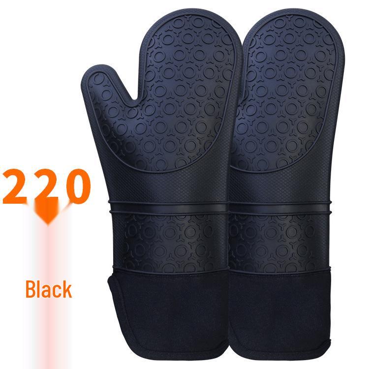 Nine Likes Hitzebeständige Silikonhandschuhe zum Backen - Dick, Qualitätsisolation