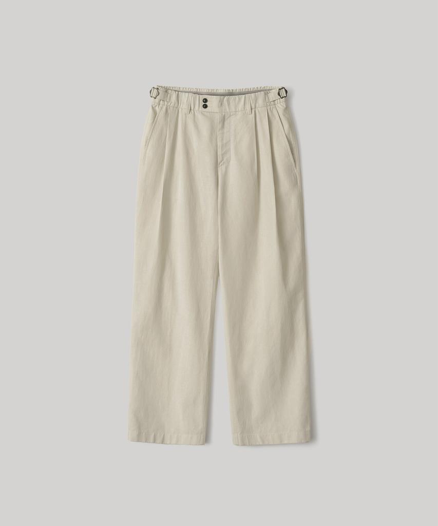 ANOTHER OFFICE Santiago Linen Pants Flexible (Natural Linen)