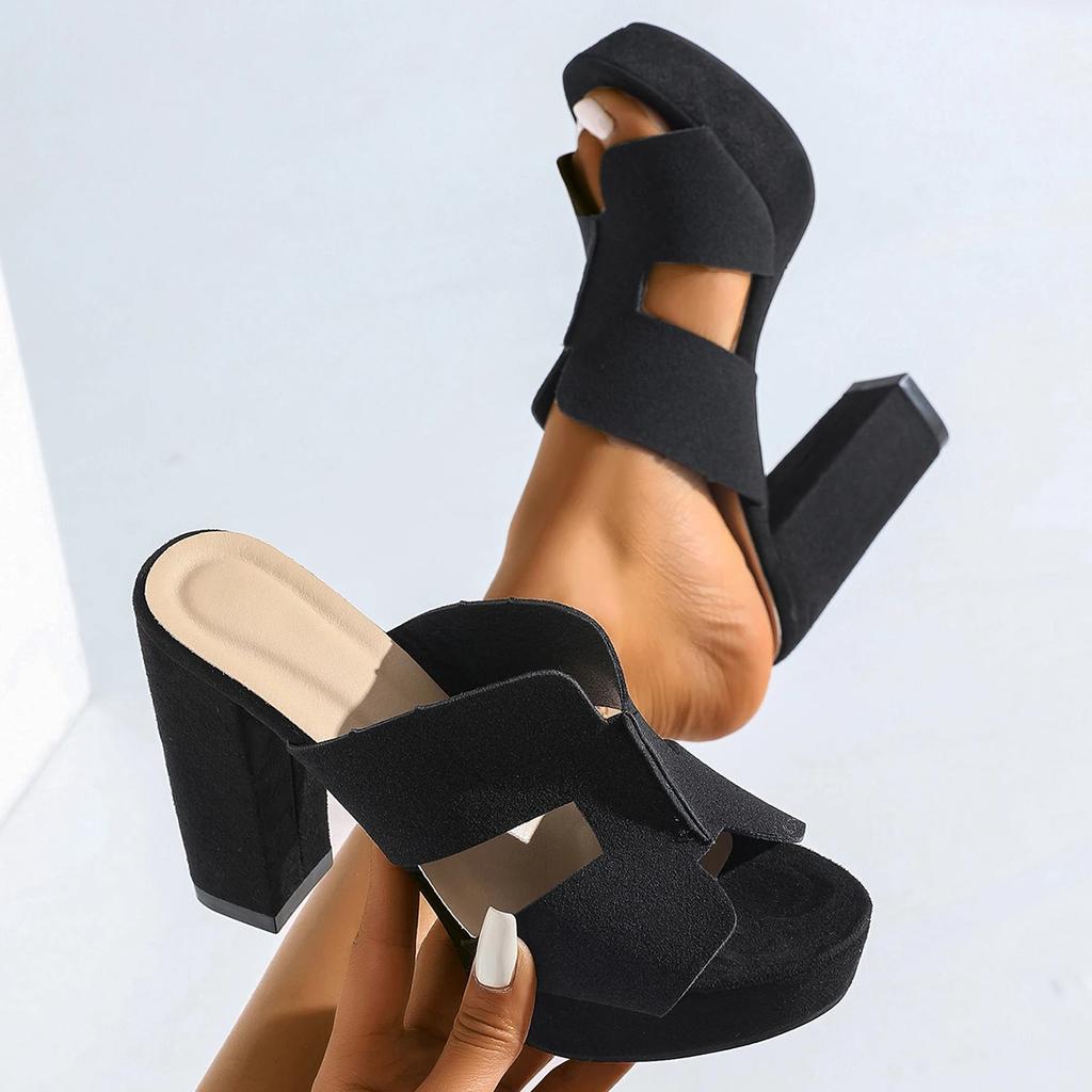 Woman Sandals Outdoor Summer Woman Shoes Platform High Heels Sandals Elegant Party Shoes Sexy Outside Big Size Heels Woman