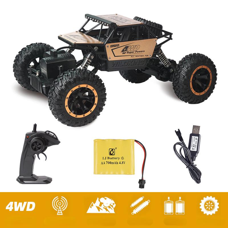 1:16 Elektrická hračka s pohonem všech čtyř kol s materiálem slitiny s funkcí Off Road