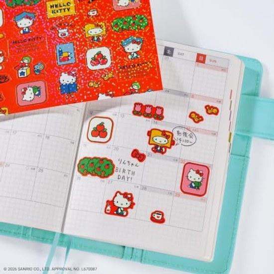 Hobonichi Techo HELLO KITTY Stickers Notebook Friends